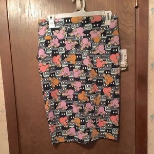 Lularoe Disney Mickey Cassie Pencil Skirt NWT